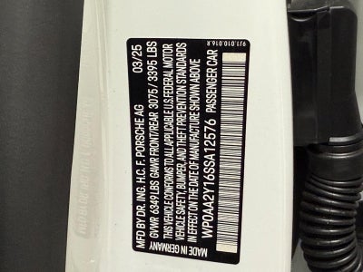 2025 Porsche Taycan 4