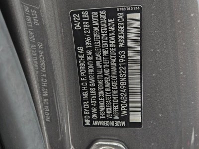 2022 Porsche 911 Carrera S