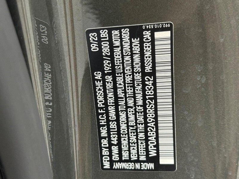 2024 Porsche 911 Carrera 4S